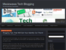 Tablet Screenshot of maxiewawa.com